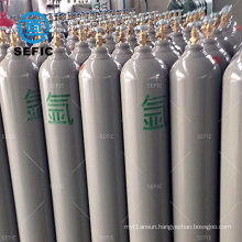 Equipped with QF/CGA Valve 47L Empty Seamless Steel Argon Gas Cylinder Price